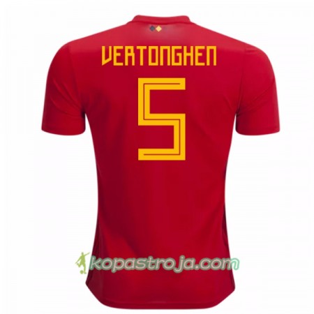 Billiga Fotbollströjor Belgien Vertonghen 5 WM 2018 Hemma tröja